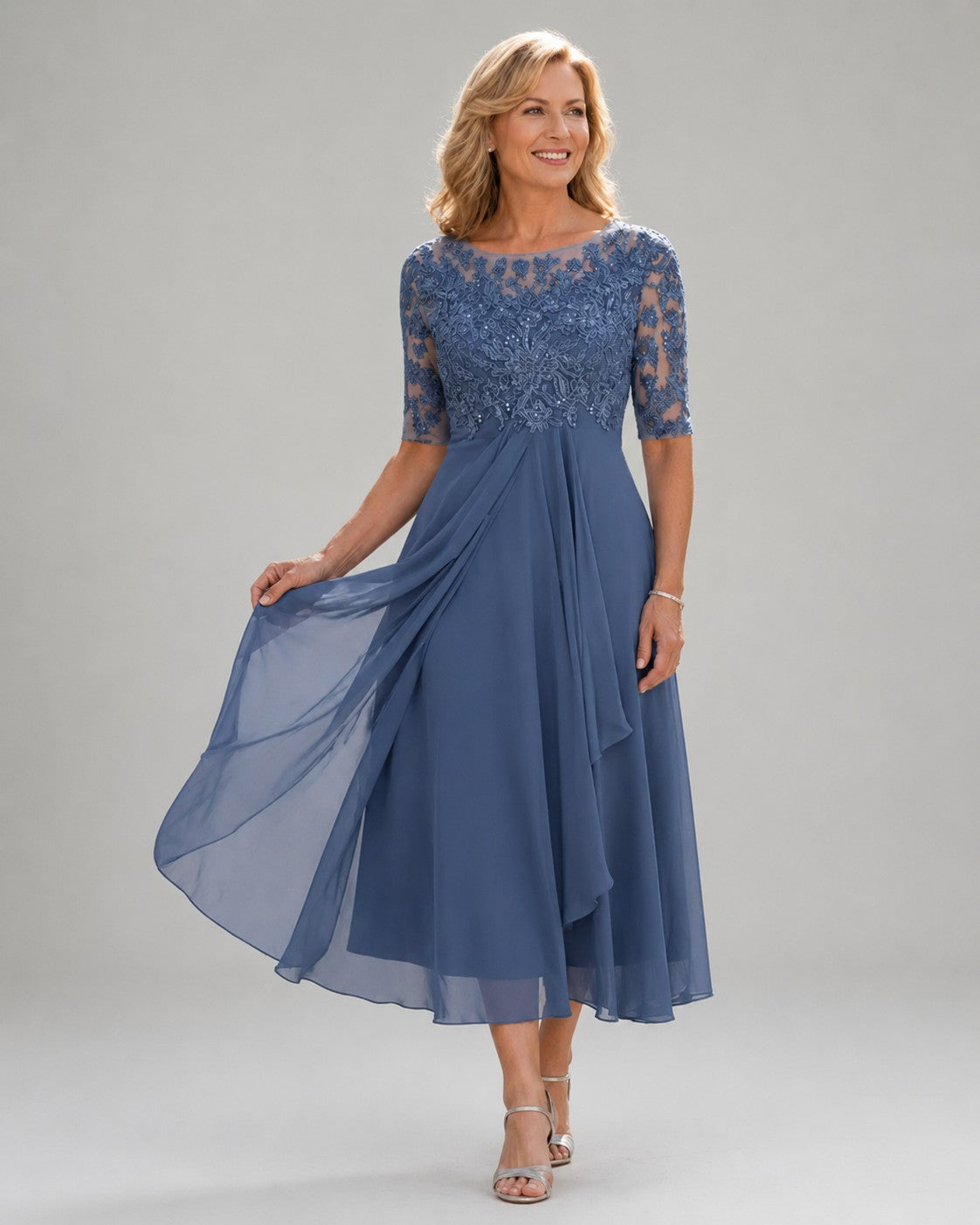 BENEDETTA | Vestido Midi Elegante de Encaje