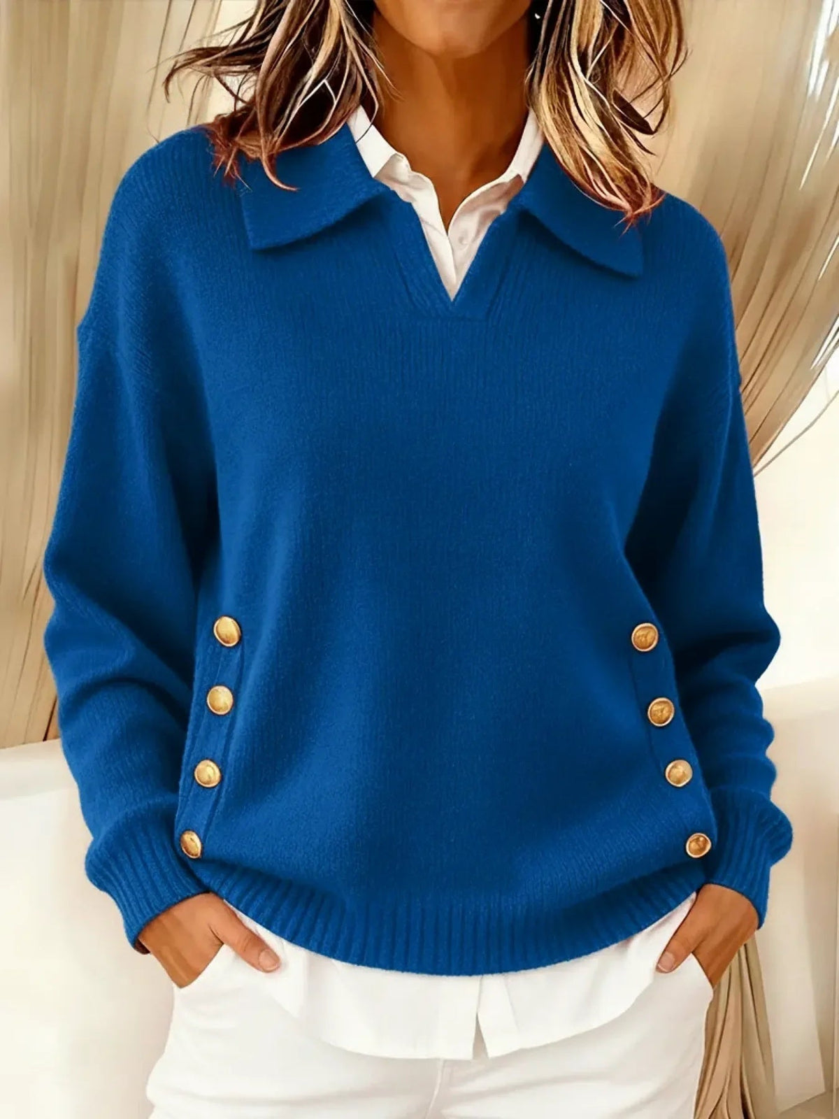 Jersey EVELINA en color azul