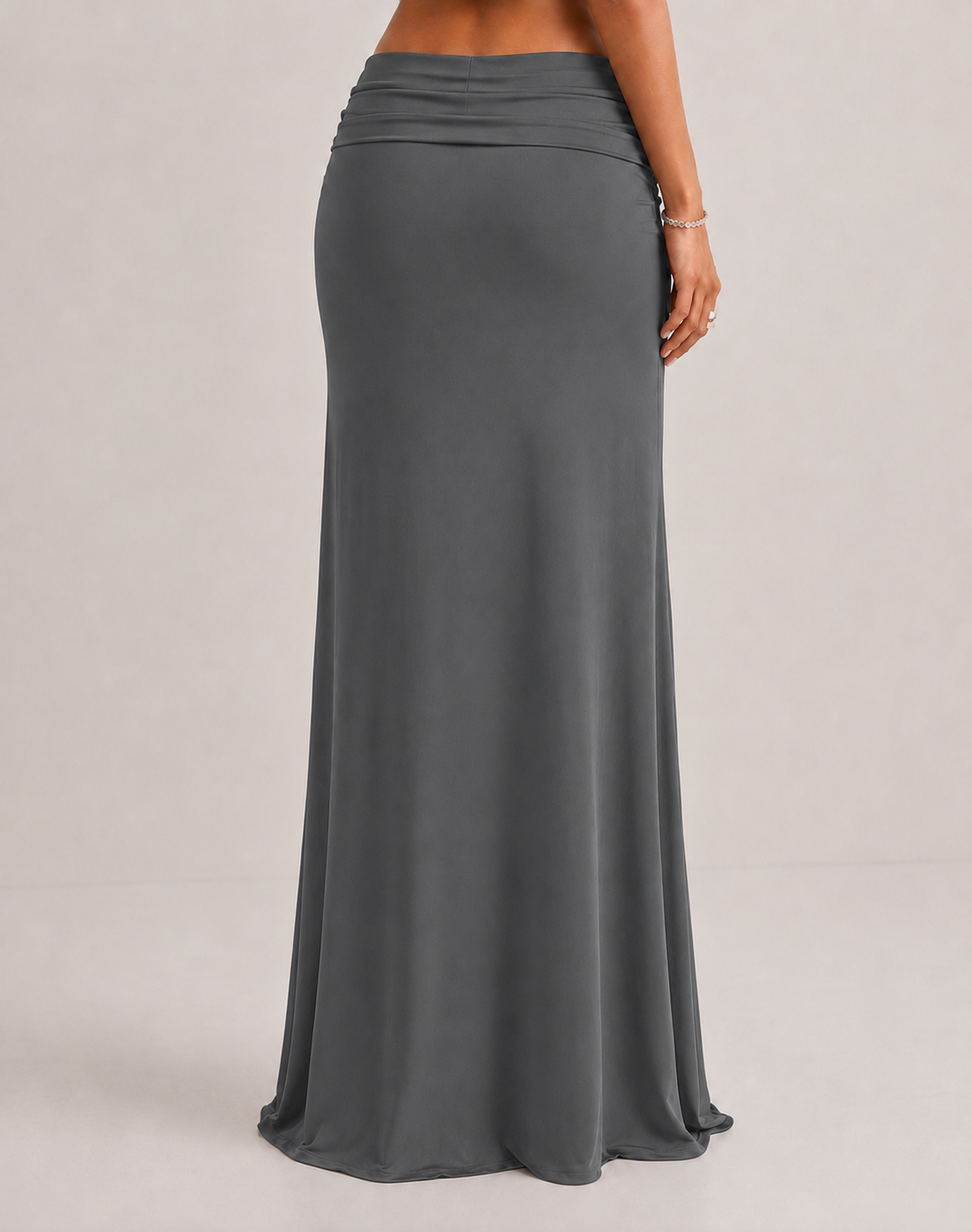 IRIS | Falda Maxi Elegante Fruncida