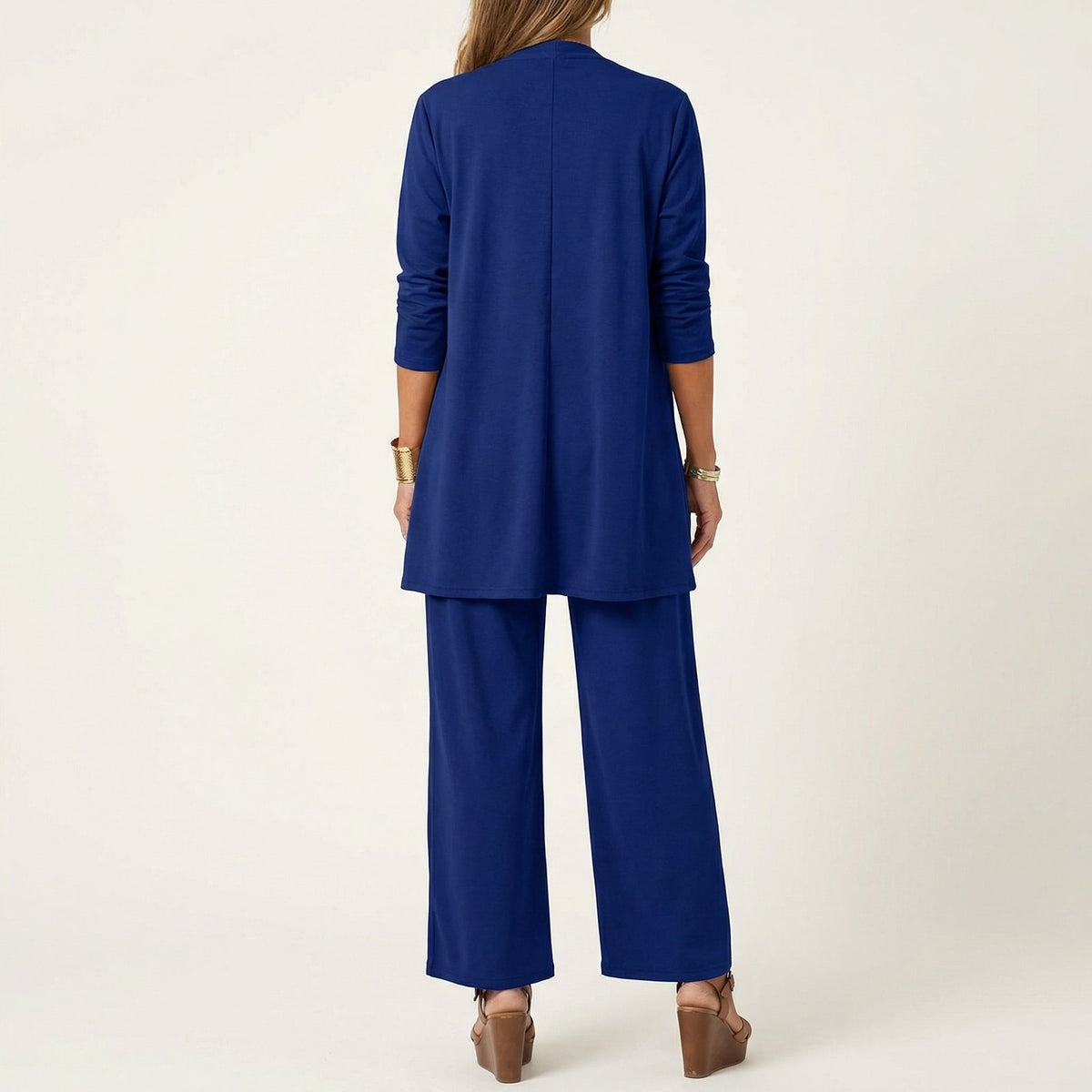 VIVIENNE | Conjunto Minimalista de Tres Piezas con Chaleco