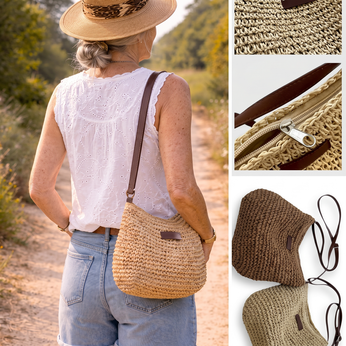CINTIA | Bolso Trenzado Elegante