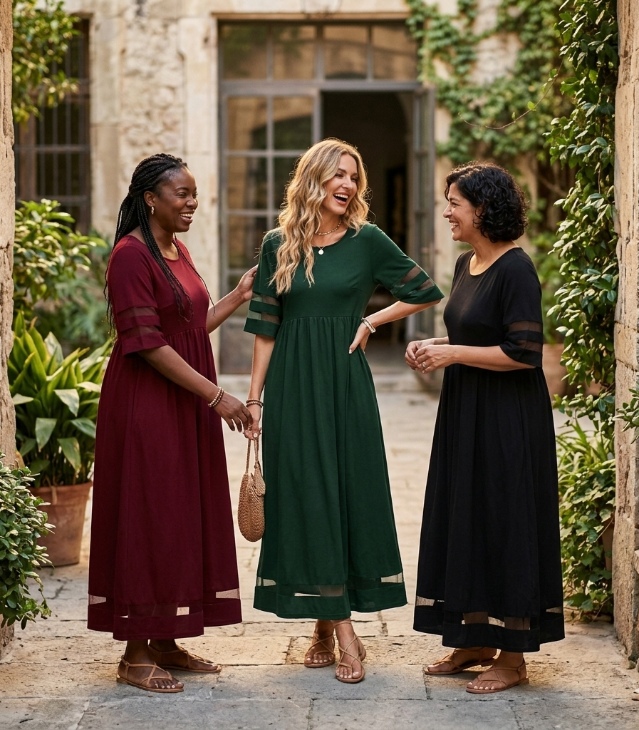 BLANCA | Vestido Midi Moldeador