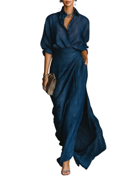 CELESTE | Vestido Camisero Elegante