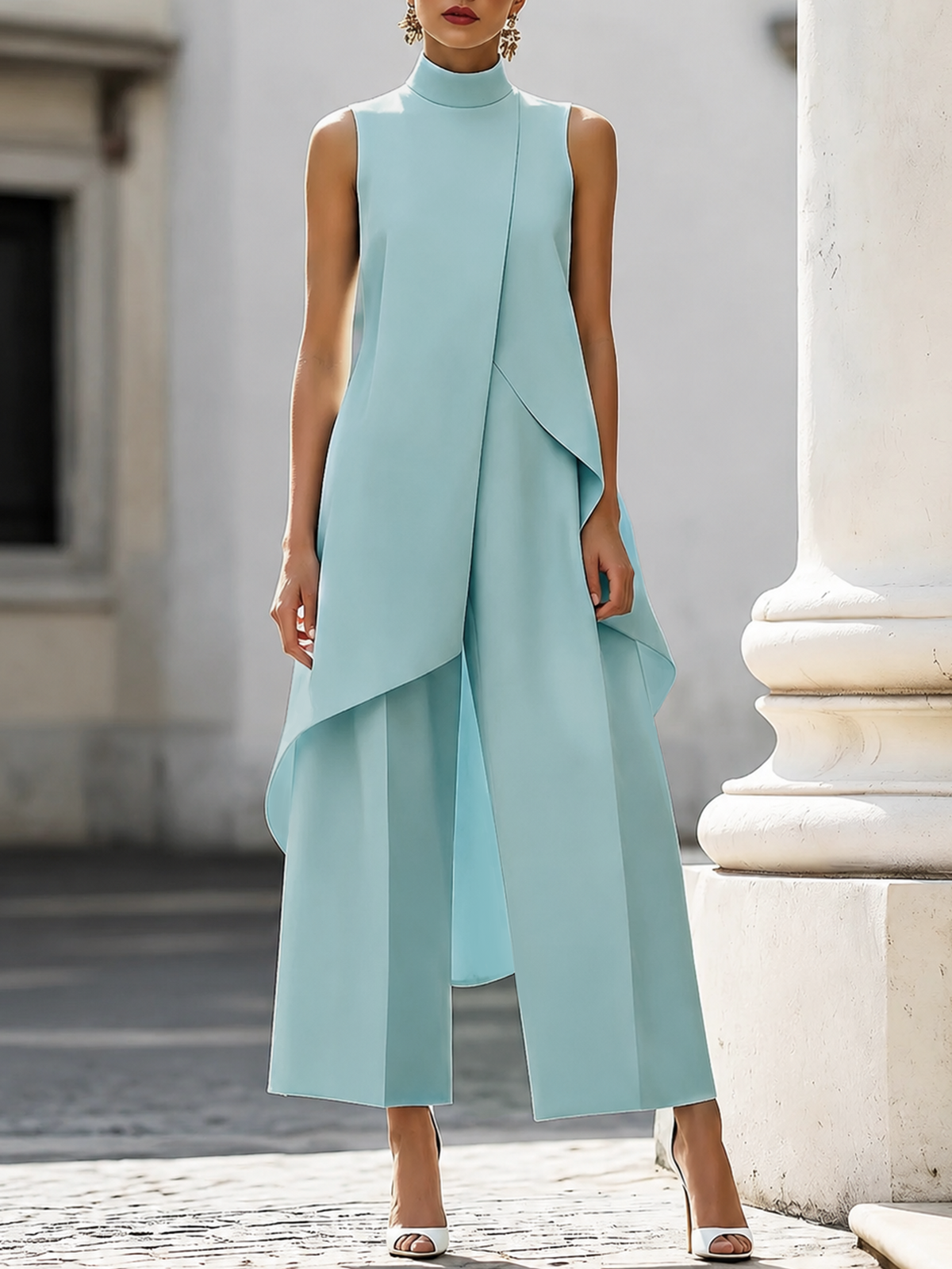 CATALINA | Conjunto Elegante de Pantalón Ancho