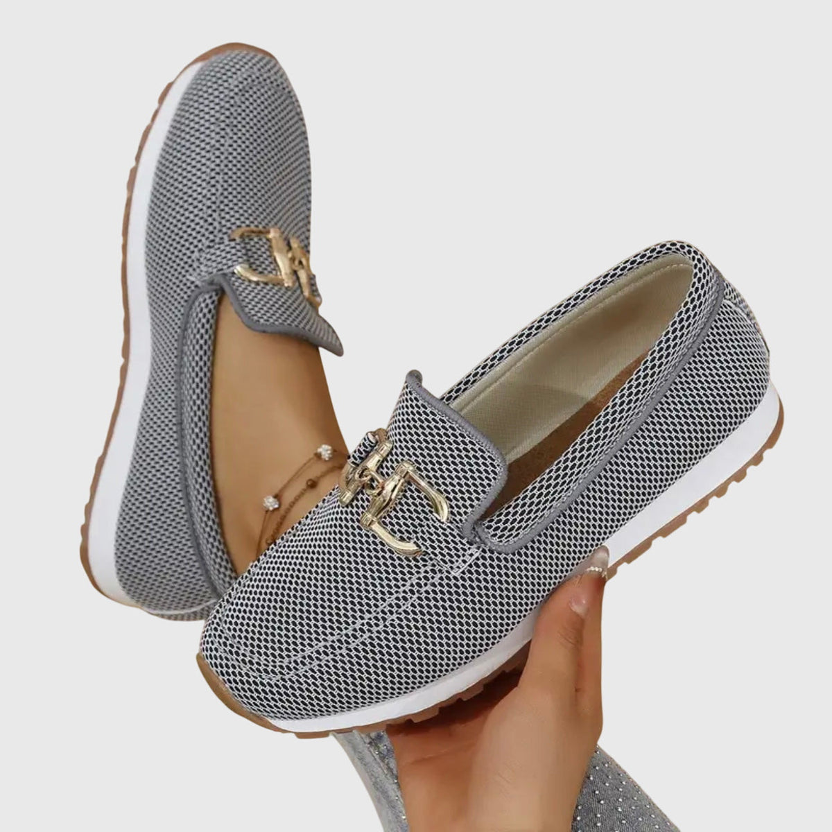 SONIA | Mocasines en Tonos Claros