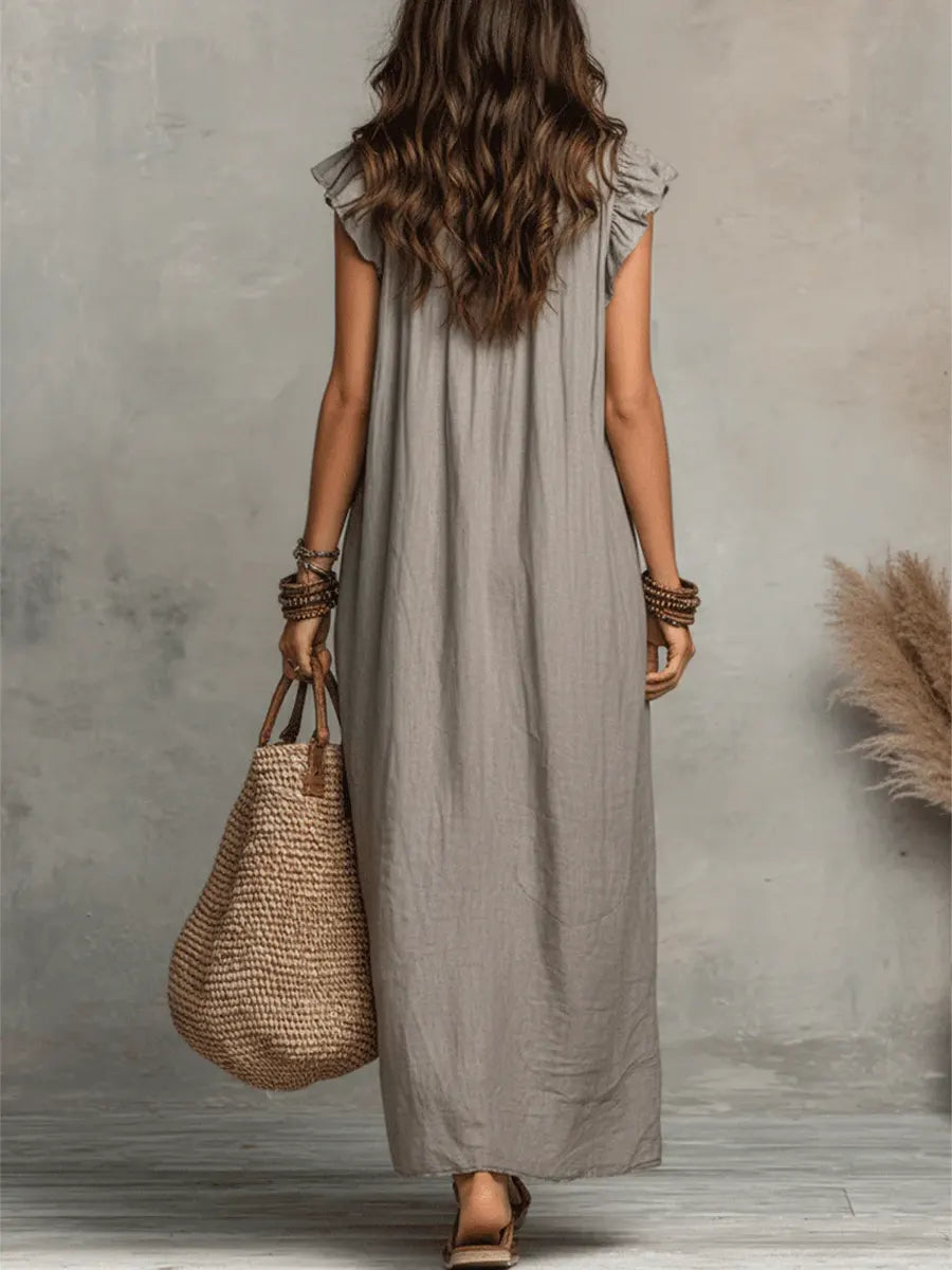 CECILIA | Elegante Vestido Maxi de Verano