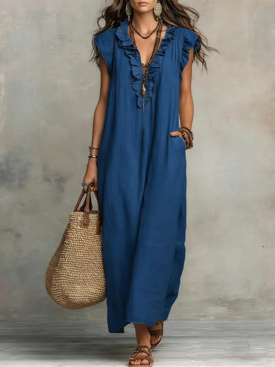 CECILIA | Elegante Vestido Maxi de Verano