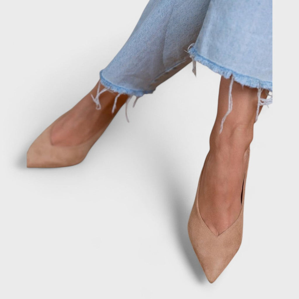 JIMENA | Zapato Slingback de Tacón Fino y Elegante