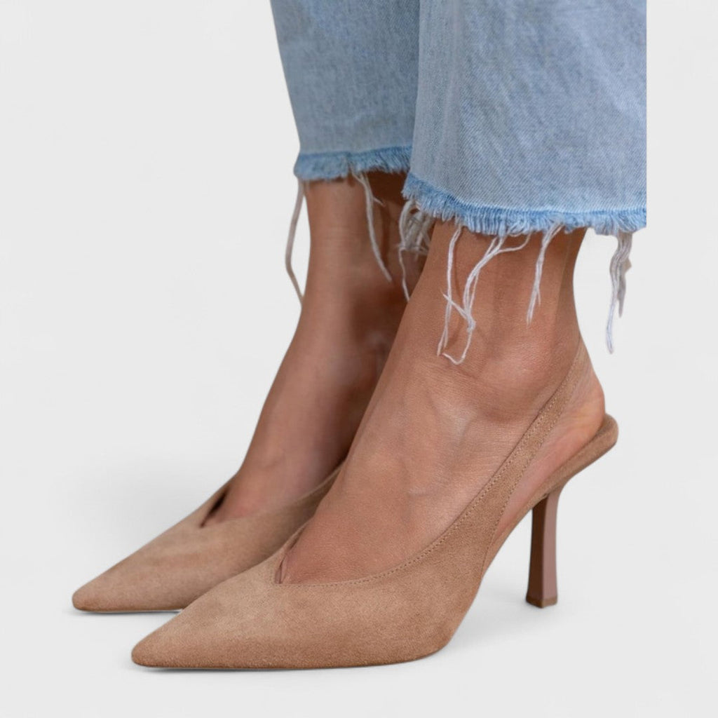 JIMENA | Zapato Slingback de Tacón Fino y Elegante
