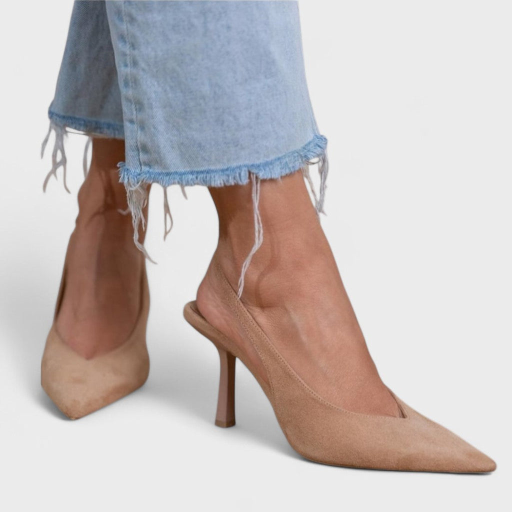 JIMENA | Zapato Slingback de Tacón Fino y Elegante