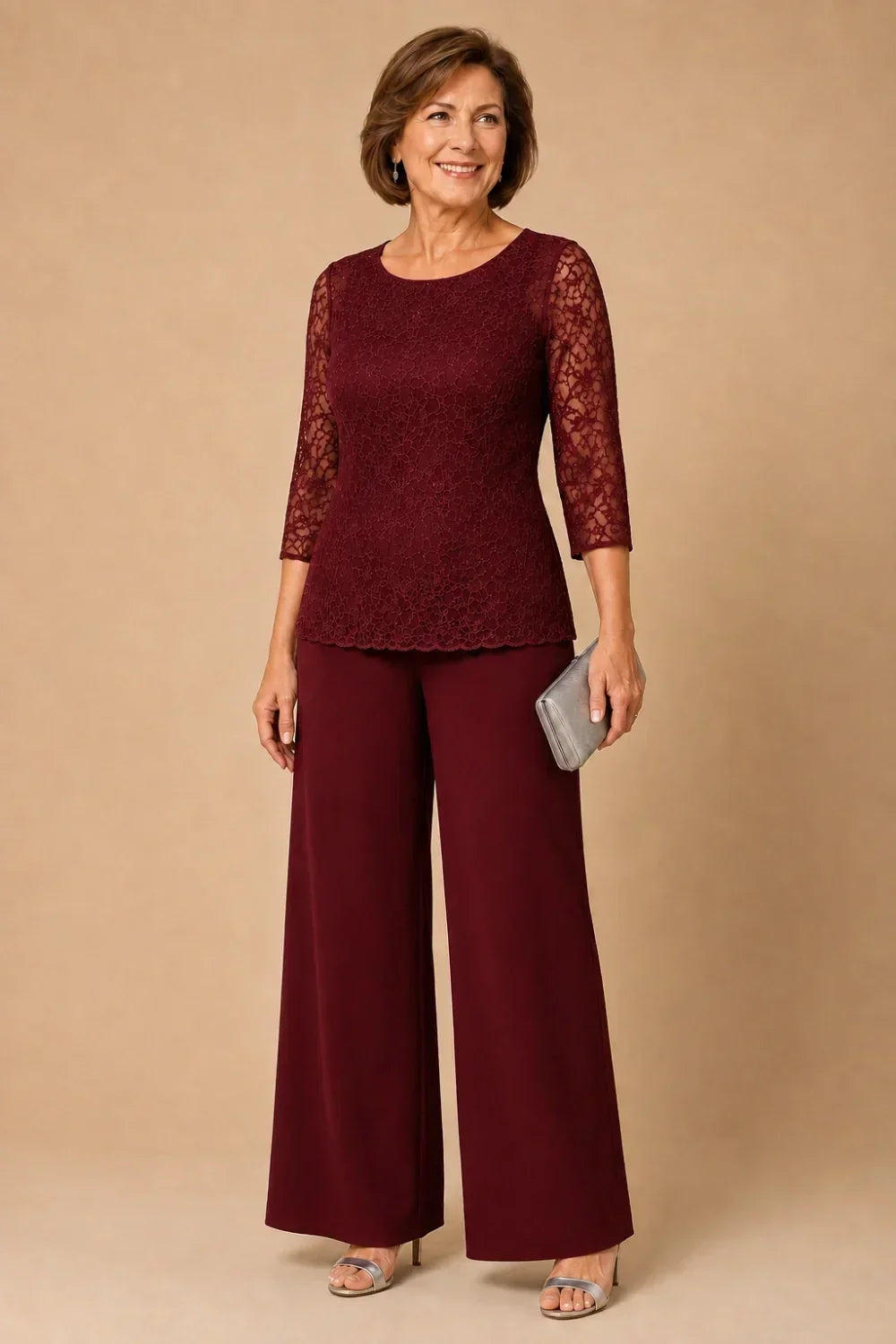 PERLA | Conjunto de Encaje con Perlitas