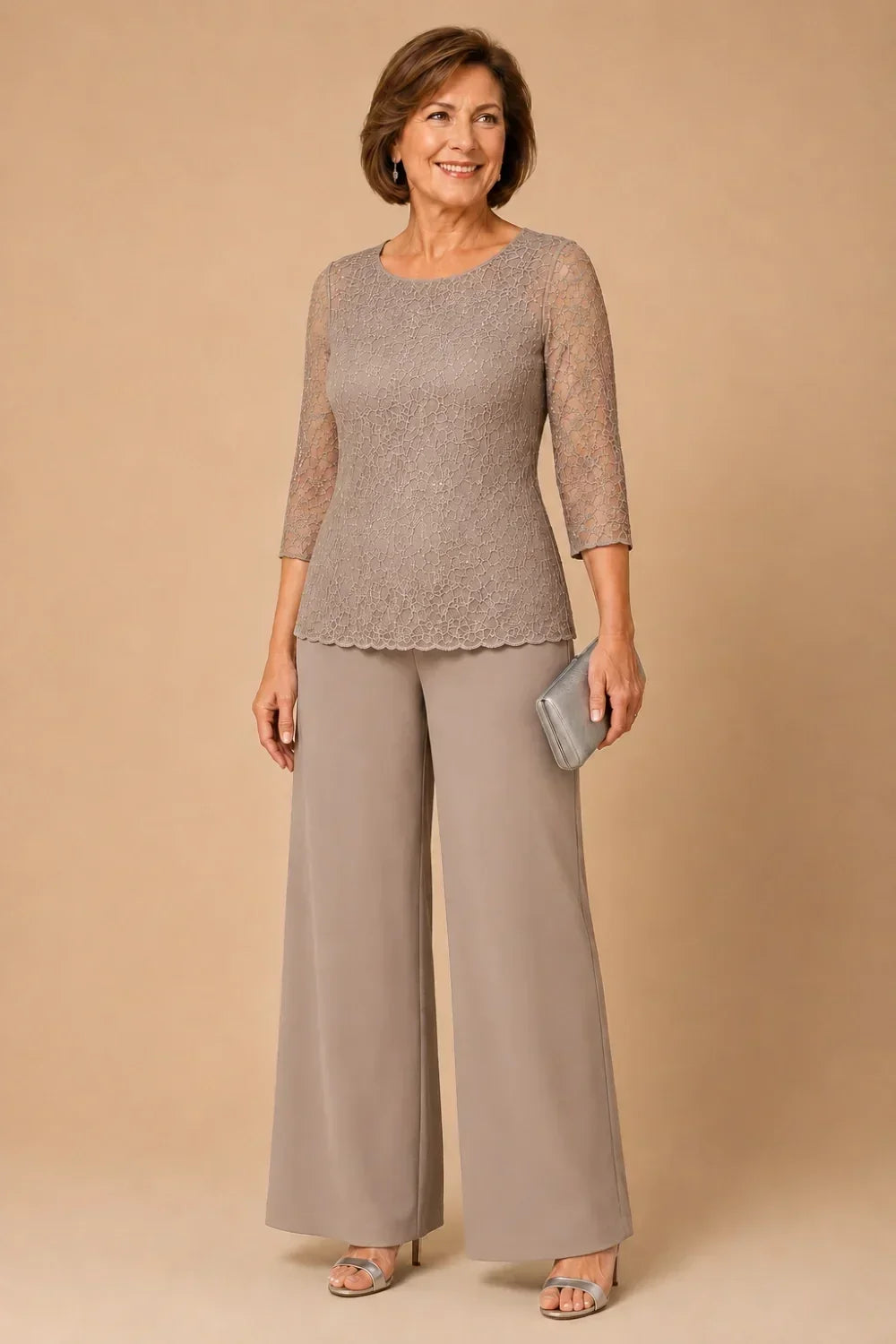 PERLA | Conjunto de Encaje con Perlitas