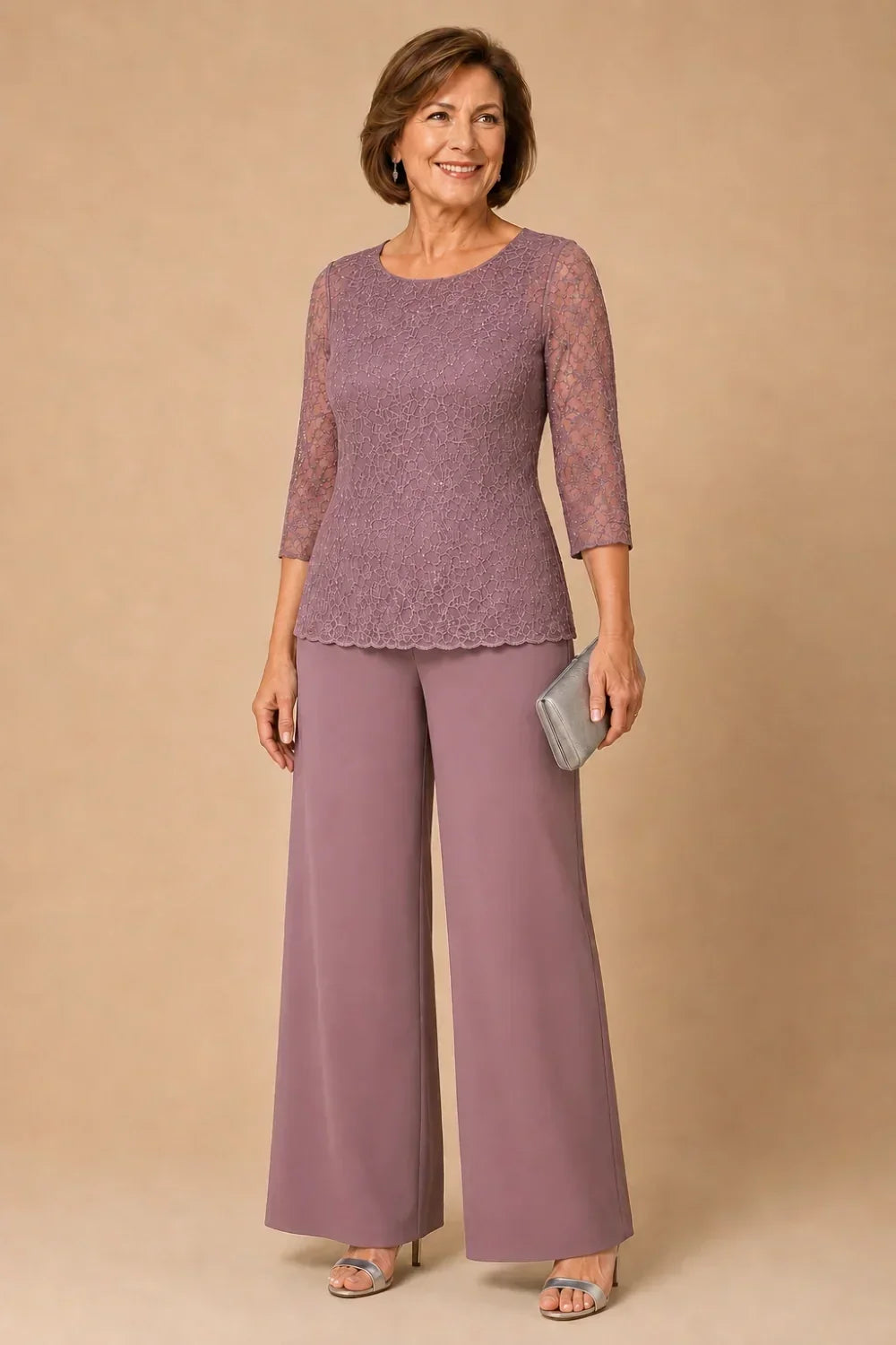 PERLA | Conjunto de Encaje con Perlitas
