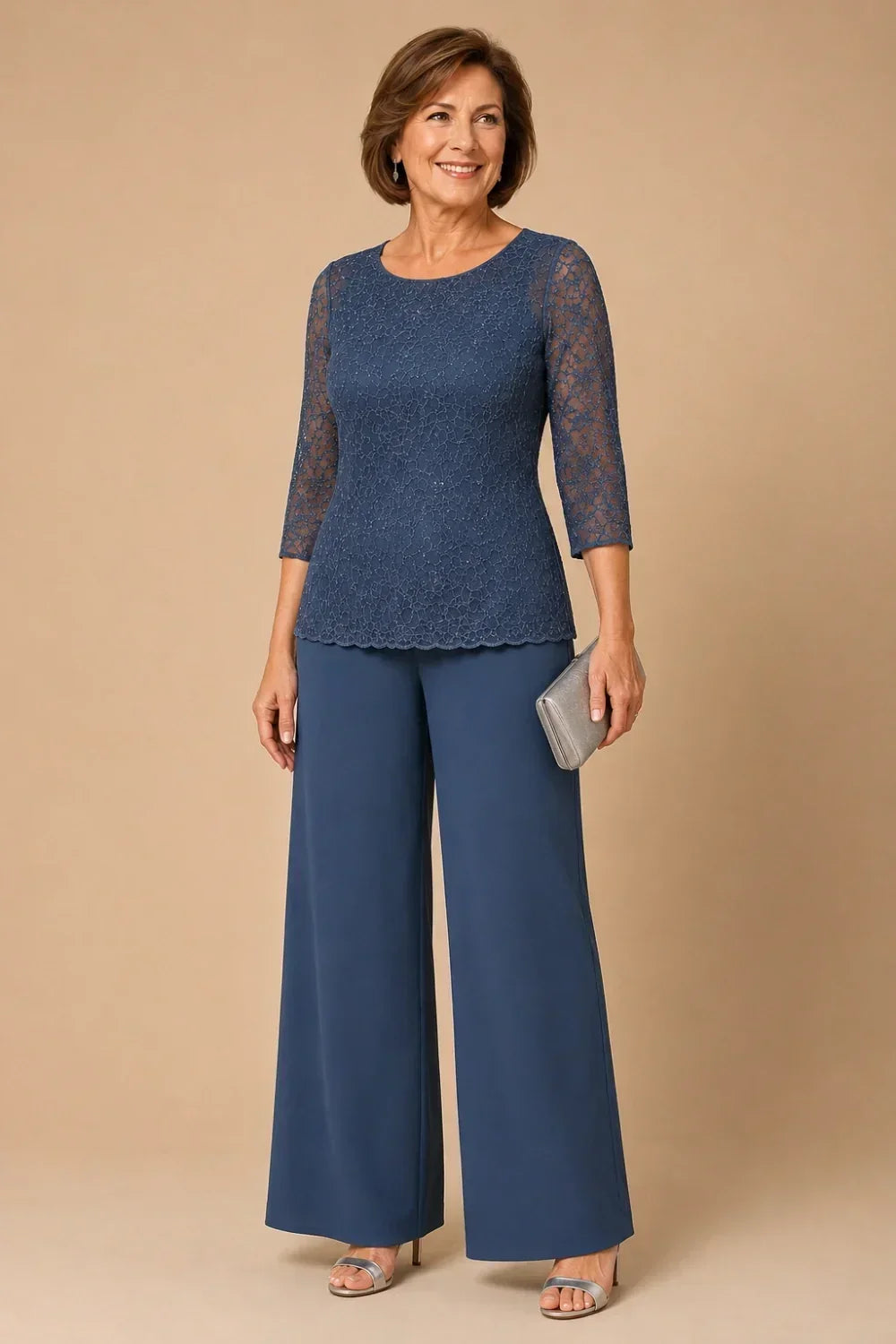 PERLA | Conjunto de Encaje con Perlitas
