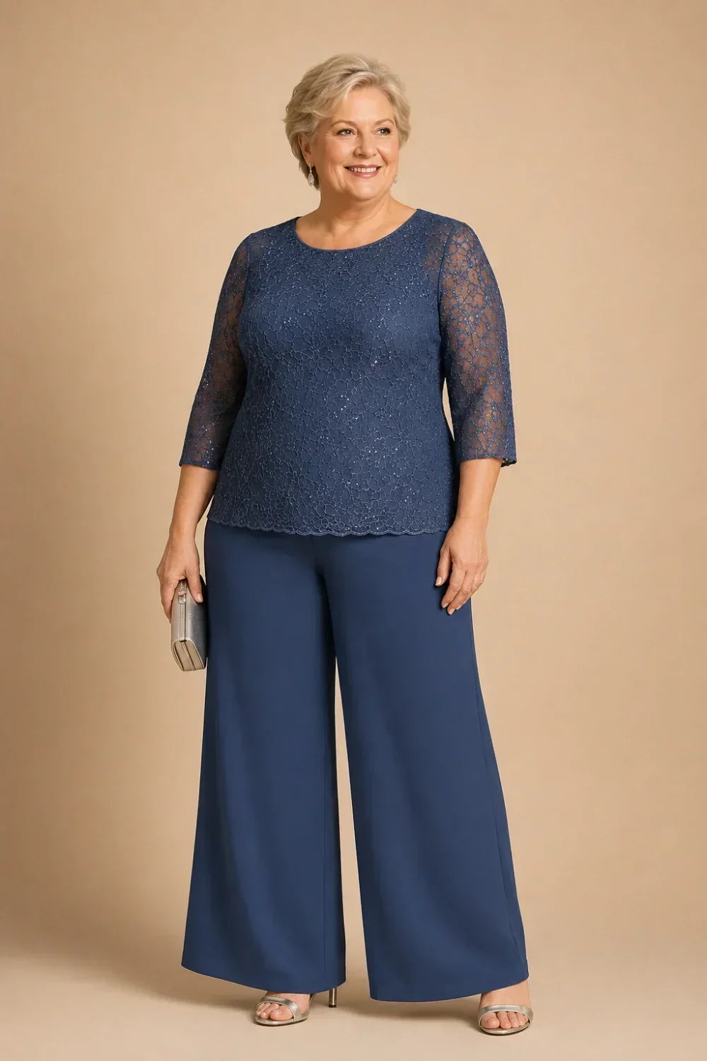 PERLA | Conjunto de Encaje con Perlitas