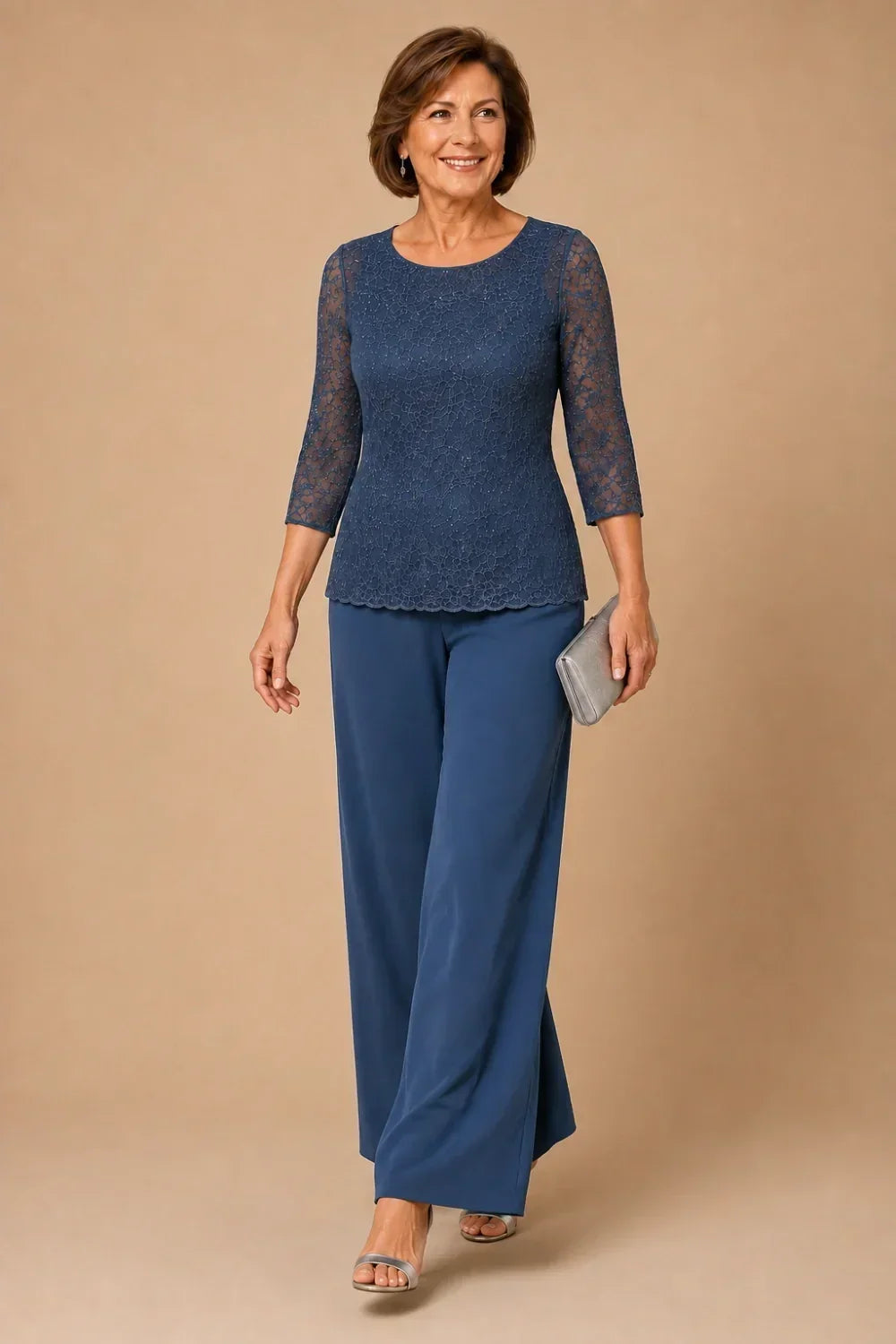 PERLA | Conjunto de Encaje con Perlitas